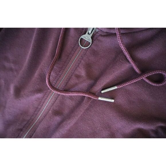 ATHLETA 860065-02 Women Sz L Purple Oversized Balance Full Zip Hooded Jacket - Picture 7 of 11